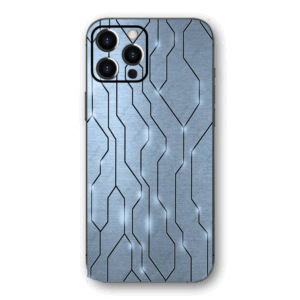 3D silver sparkle skin