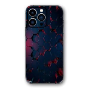 3D hexagon mobile skin